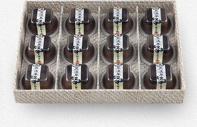 ゆふいん創作菓子黒豆淡羊羹　12個入