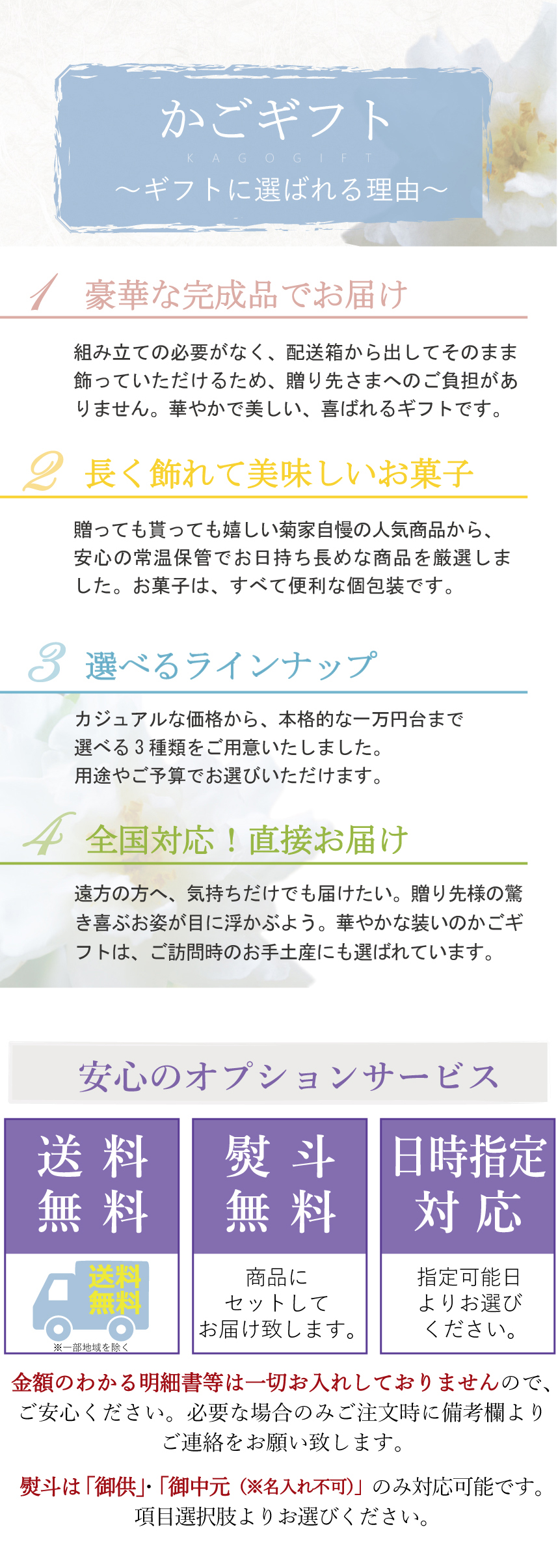 盛りかごギフト