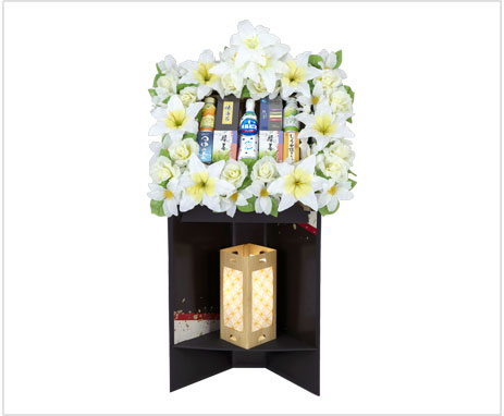 籠盛和風スタンドランプ脚部：紙素材K-120