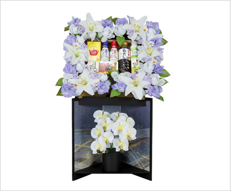 籠盛胡蝶蘭[造花]脚部：紙素材KT-100