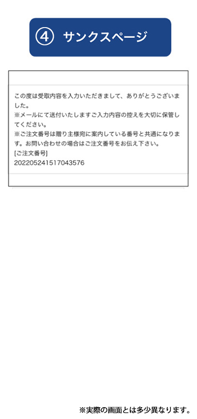 受け取る方の流れ