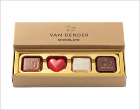 VANDENDERプラリネショコラ 4個入
