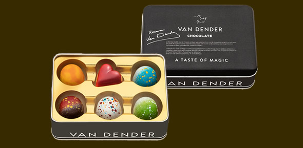 VANDENDERプラリネドームショコラ6個入・黒