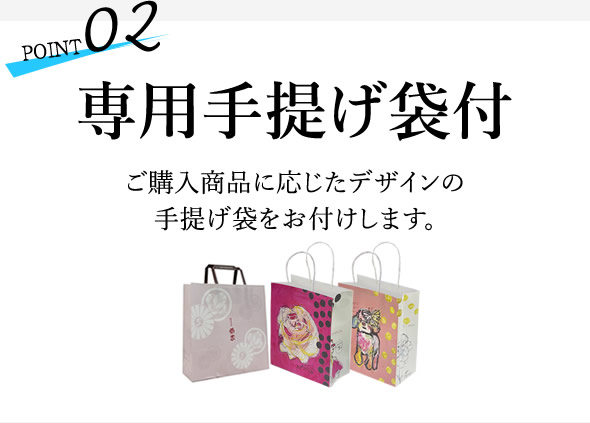 専用手提げ袋付き