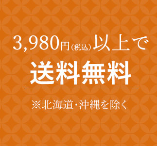 3980円以上で送料無料