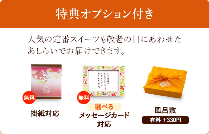 特典オプション付き