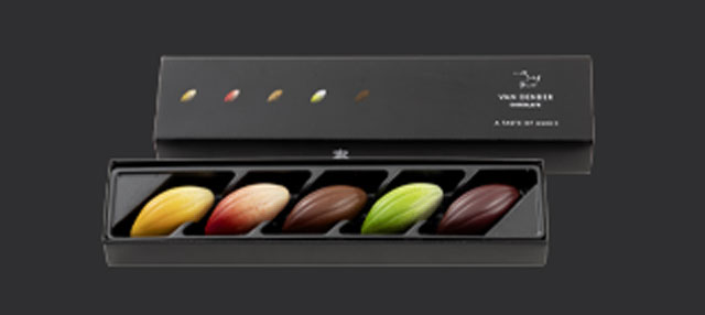 VAN DENDERプラリネカボッスショコラ5個入