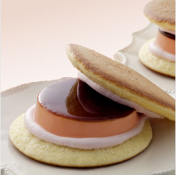 ゆふいん創作菓子 あまおう苺のぷりんどら 4個入