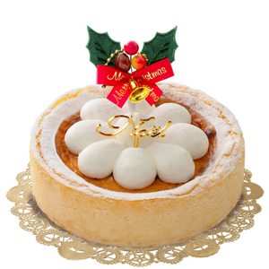『クリスマスケーキ』 ★送料無料 シャンテ･ドール バスクチーズケーキ  【クール冷凍便】 【▲同梱注意▲】